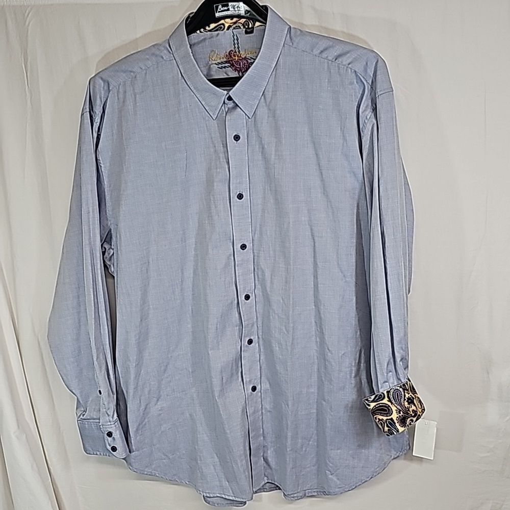 ROBERT GRAHAM STERN LONGSLEEVE WOVEN MENS DRESS SHIRT BFPM-06-094